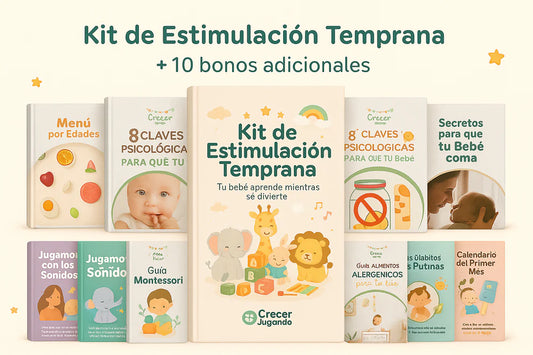 01.- Kit de Estimulación Temprana 1 a 3 años – Juega, Aprende y Crece 💖👶🏼